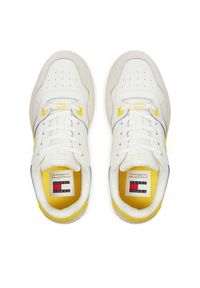 Tommy Jeans Sneakersy Tjw Retro Basket Flatform Mix EN0EN02654 Écru. Materiał: skóra #3