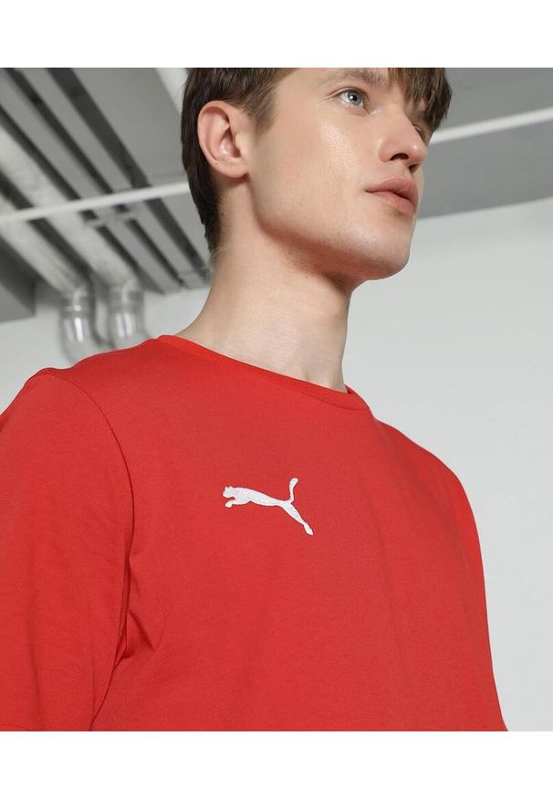 Koszulka męska Puma Team Goal Casuals Tee. Kolor: czerwony. Materiał: materiał. Sport: piłka nożna