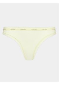 Calvin Klein Underwear Figi klasyczne 000QD3766E Żółty. Kolor: żółty. Materiał: syntetyk