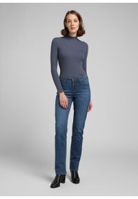 Lee - LEE MARION DAMSKIE SPODNIE JEANSOWE STRAIGHT MID WORN L301CGMZ 112319926