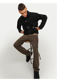 Jack & Jones - Jack&Jones Jeansy Chris 12246401 Brązowy Relaxed Fit. Kolor: brązowy #3
