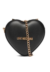 Love Moschino - LOVE MOSCHINO Torebka JC4326PP0NKV0000 Czarny. Kolor: czarny. Materiał: skórzane