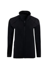 ZUNTO - Kurtka softshell damska Uniwear czarna, S. Kolor: czarny. Materiał: softshell. Sport: turystyka piesza #1