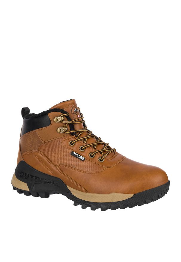 Aulp - Buty męskie trekkingowe wysokie Vertigo Alpes Cotun Camel ocieplane. Kolor: brązowy. Sport: turystyka piesza