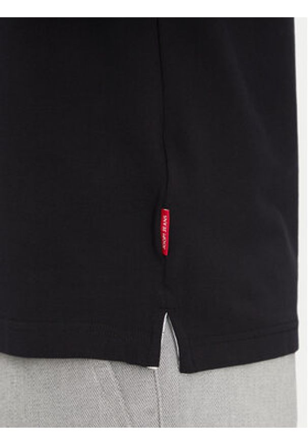 JOOP! Jeans Polo 15 JJJ-04Agnello 30045613 Czarny Modern Fit. Typ kołnierza: polo. Kolor: czarny. Materiał: bawełna