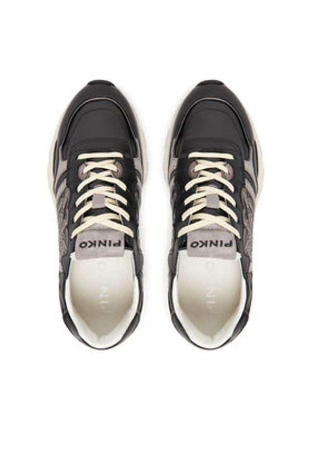Pinko - PINKO Sneakersy Zoe 01 SS0087P023 Czarny. Kolor: czarny. Materiał: skóra