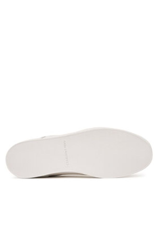 Karl Lagerfeld - KARL LAGERFELD Sneakersy Kandidate KL63830N Biały. Kolor: biały. Materiał: skóra