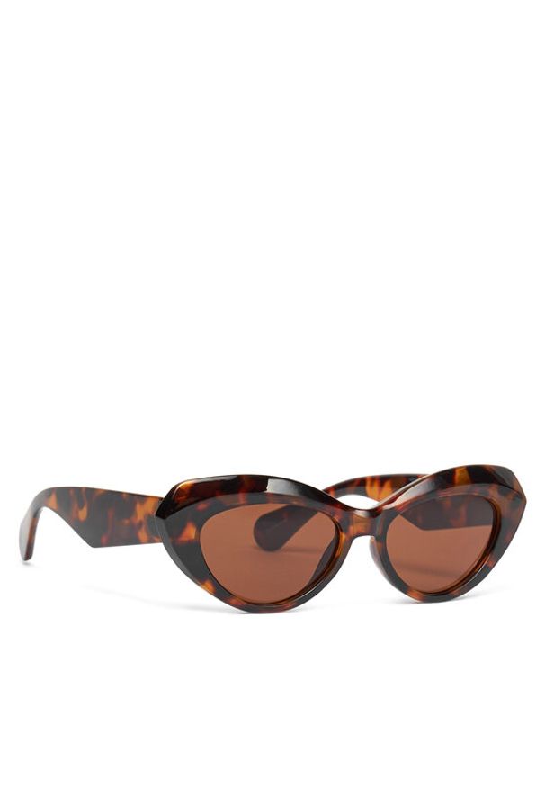 Vero Moda Okulary przeciwsłoneczne 10261553 Brązowy. Kolor: brązowy