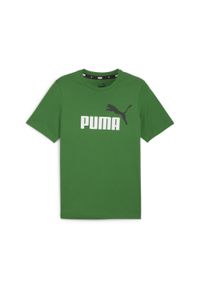 Koszulka Sportowa Męska Puma Ess+ 2 Col Logo. Kolor: zielony