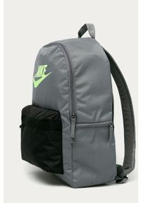 Nike Sportswear - Plecak. Kolor: szary. Materiał: poliester, materiał. Wzór: nadruk #3