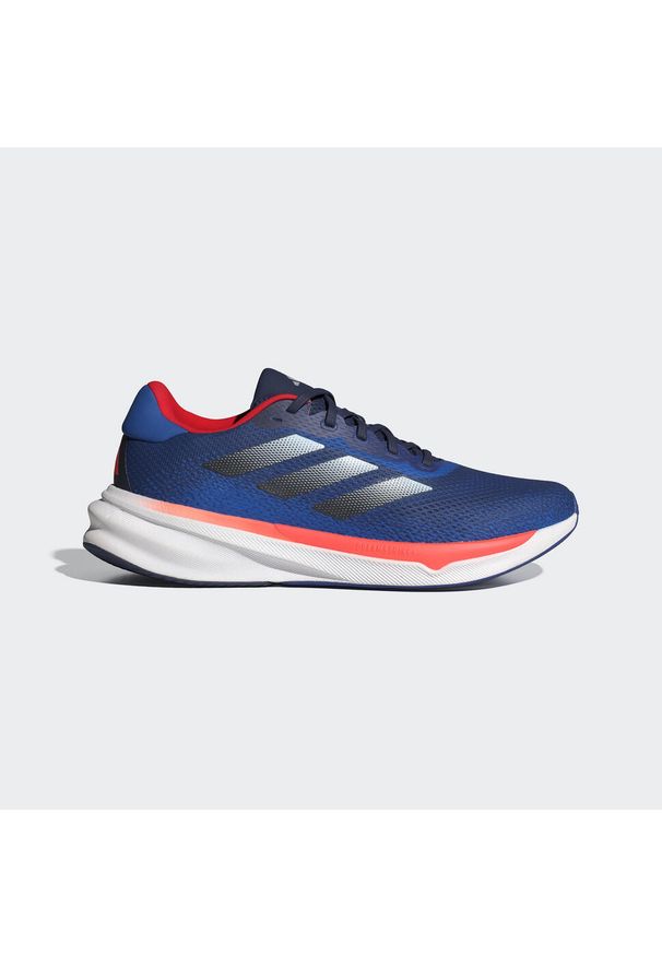 Adidas - Buty Supernova Stride Running. Kolor: wielokolorowy, niebieski, biały. Sport: bieganie