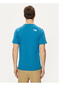 The North Face T-Shirt Easy NF0A87N5 Niebieski Regular Fit. Kolor: niebieski. Materiał: bawełna #6