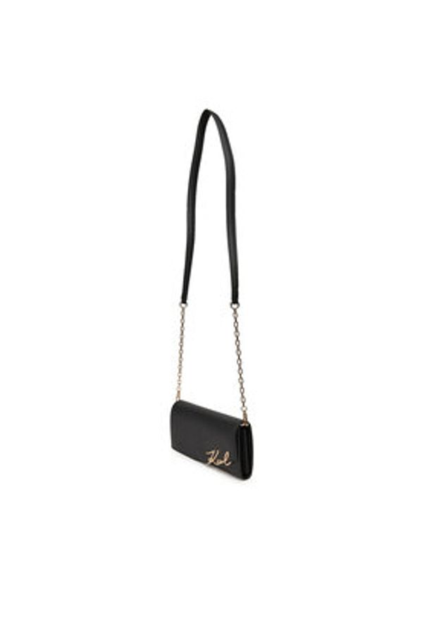 Karl Lagerfeld - KARL LAGERFELD Torebka A2W32033 Czarny. Kolor: czarny. Materiał: skórzane