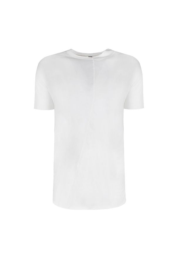 Szary t-shirt Barbarossa Moratti długi, z aplikacjami