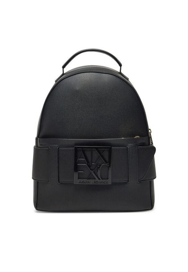 Armani Exchange Plecak XW001204 AF13672 UC001 Czarny. Kolor: czarny. Materiał: skóra