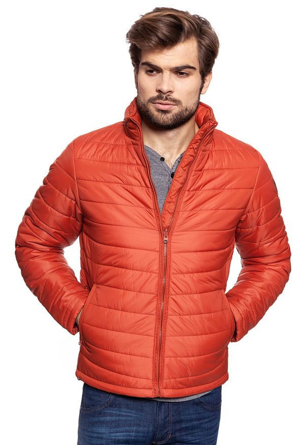 Wrangler - KURTKA ZIMOWA WRANGLER THE THERMAL RED OCHRE W4603XK8U. Sezon: zima