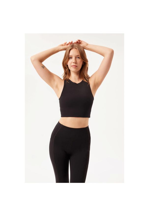 GIRLFRIEND COLLECTIVE - Biustonosz dla kobiet Girlfriend Collective Dylan. Kolor: czarny