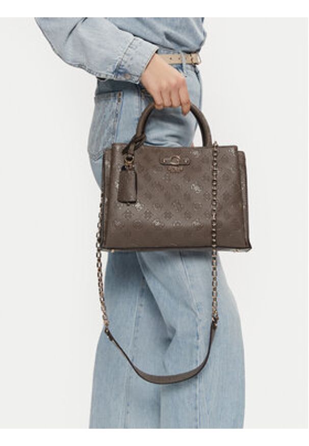 Guess Torebka HWPD95 29060 Brązowy. Kolor: brązowy. Materiał: skórzane