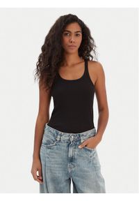 BOSS Top Epetite 50554664 Czarny Slim Fit. Kolor: czarny. Materiał: bawełna #1