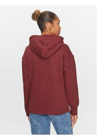 GANT - Gant Bluza Rel Tonal Graphic Hoodie 4200722 Czerwony Relaxed Fit. Kolor: czerwony. Materiał: bawełna #4