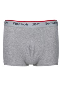 Reebok - Męskie Kąpielówki Ovett (zestaw 3 Sztuk). Kolor: czarny, biały, szary, wielokolorowy