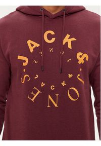 Jack & Jones - Jack&Jones Bluza Warrior 12242543 Bordowy Regular Fit. Kolor: czerwony. Materiał: bawełna #5