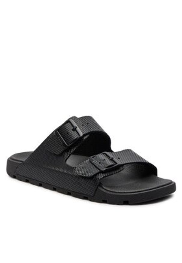 BOSS - Boss Klapki Surfley Sand Dmpr N 50505540 Czarny. Kolor: czarny