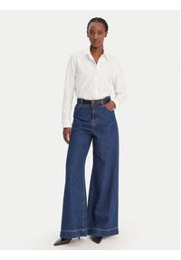 TOMMY HILFIGER - Tommy Hilfiger Koszula WW0WW49386 Biały Relaxed Fit. Kolor: biały. Materiał: bawełna #5