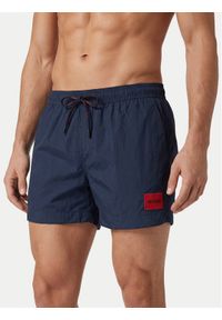 Hugo - HUGO Szorty kąpielowe Dominica 50493450 Granatowy Regular Fit. Kolor: niebieski. Materiał: syntetyk #1