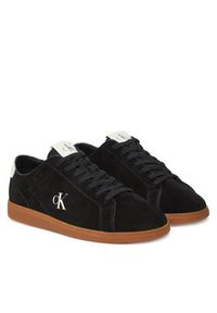 Calvin Klein Jeans Sneakersy Low Profile Cupsole Su YM0YM01321 Czarny. Kolor: czarny. Materiał: zamsz, skóra #5