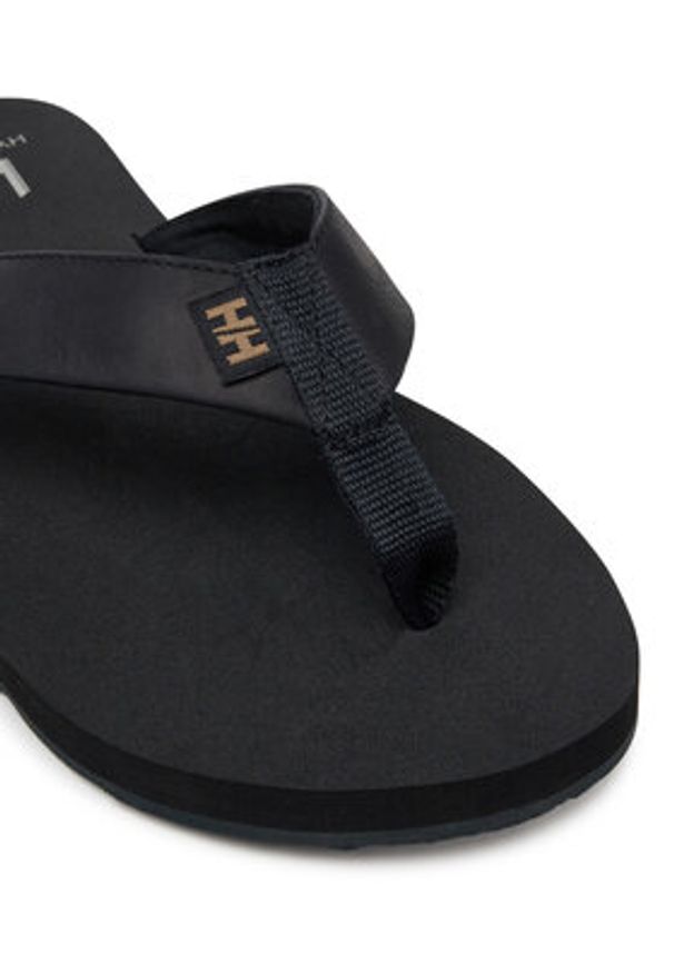Helly Hansen Japonki Seasand 11955_990 Czarny. Kolor: czarny. Materiał: skóra