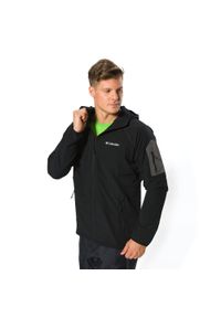 columbia - Kurtka softshell męska Columbia Tall Heights 010. Kolor: czarny. Materiał: poliester