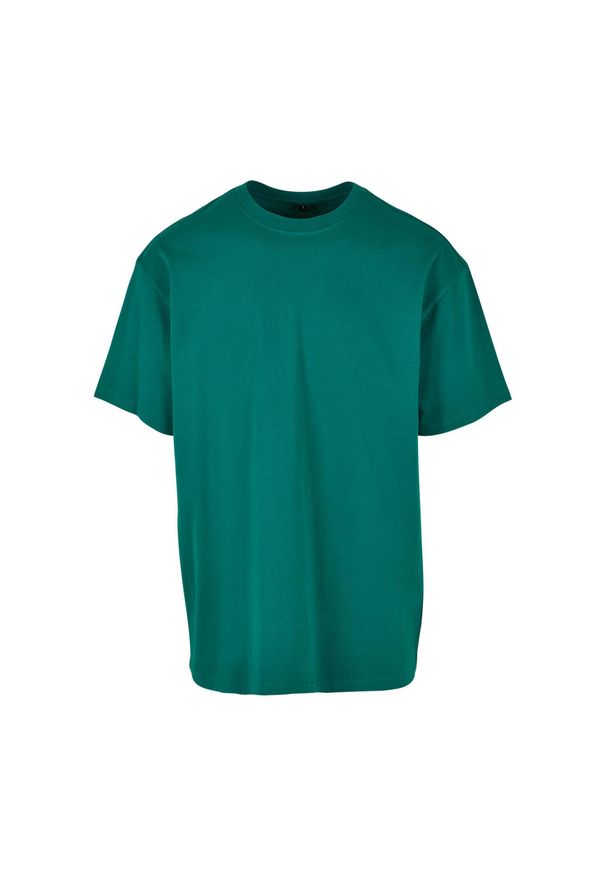 BUILD YOUR BRAND - Ponadwymiarowa Koszulka Dla Dorosłych Unisex Heavyweight. Kolor: zielony