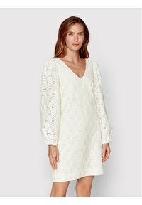 Samsoe & Samsoe - Sukienka letnia Samsøe Samsøe. Kolor: biały. Materiał: bawełna. Sezon: lato #1