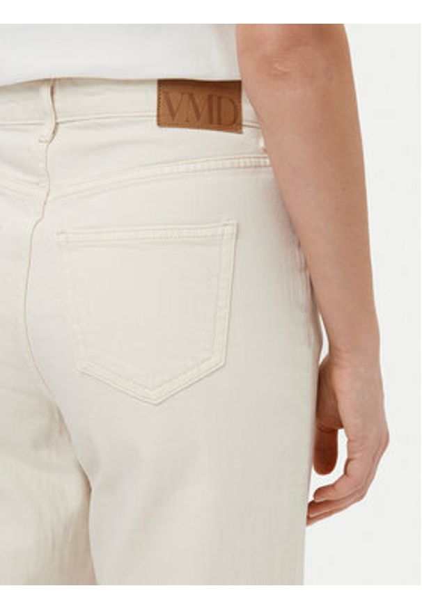 Vero Moda Jeansy Tessa 10287303 Écru Wide Leg