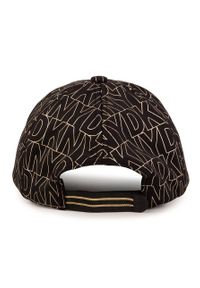 DKNY - Dkny czapka dziecięca D31289 kolor złoty wzorzysta. Kolor: złoty #3