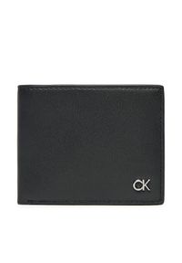 Calvin Klein Mały Portfel Męski Metal Ck Bifold 6Cc K50K512289 Czarny. Kolor: czarny. Materiał: skóra #1