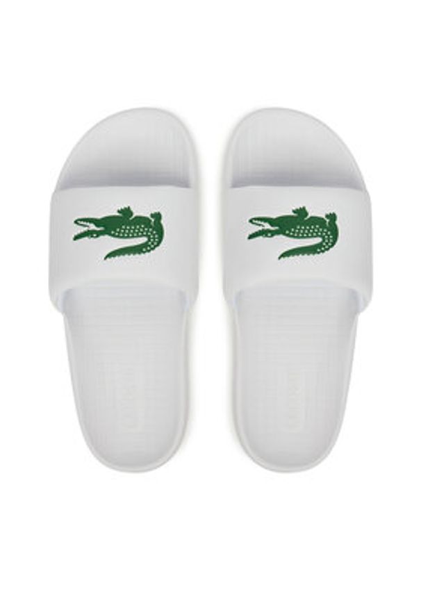 Lacoste Klapki 7-49CFA0022 Biały. Kolor: biały. Materiał: syntetyk