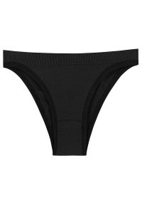 Intica - Tanga z cienkimi paskami niewidoczne pod odzieżą Devinne. Kolor: czarny. Materiał: tkanina, materiał