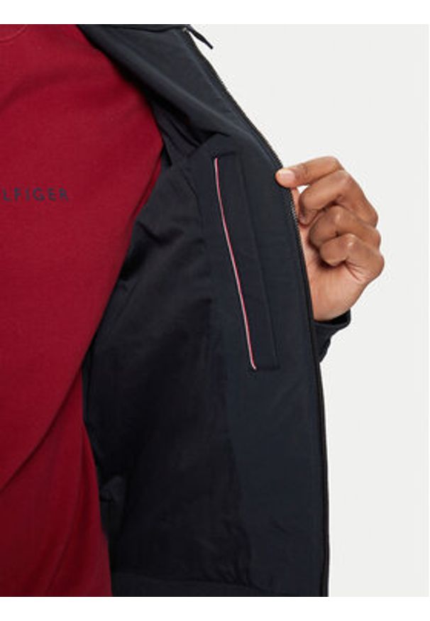 TOMMY HILFIGER - Tommy Hilfiger Kurtka przejściowa Harrington MW0MW37647 Granatowy Regular Fit. Kolor: niebieski. Materiał: syntetyk