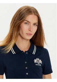 TOMMY HILFIGER - Tommy Hilfiger Sukienka codzienna Varsity WW0WW43841 Granatowy Slim Fit. Okazja: na co dzień. Kolor: niebieski. Materiał: bawełna. Typ sukienki: proste. Styl: casual #5