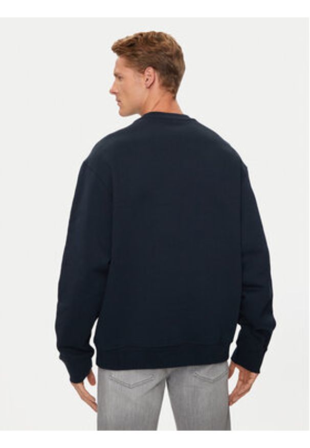 Armani Exchange Bluza 6DZMAA ZJKAZ 1510 Granatowy Regular Fit. Kolor: niebieski. Materiał: bawełna
