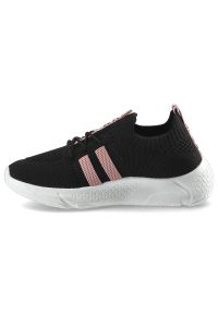 Czarne Sneakersy Damskie Artiker Sportowe Półbuty. Okazja: na co dzień. Kolor: czarny. Materiał: dzianina. Szerokość cholewki: normalna #8