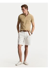 Polo Ralph Lauren Polo 710536856511 Beżowy Regular Fit. Typ kołnierza: polo. Kolor: beżowy. Materiał: bawełna #4