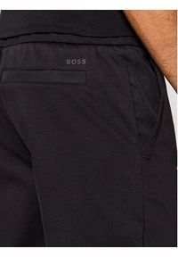 BOSS - Boss Spodnie materiałowe Lamont 69 50458512 Czarny Regular Fit. Kolor: czarny. Materiał: bawełna