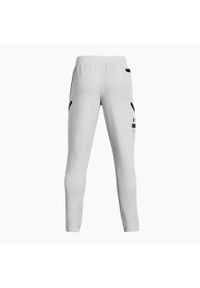 Spodnie fitness męskie Under Armour Unstoppable Cargo. Kolor: szary. Sport: fitness