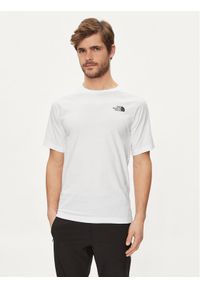 The North Face T-Shirt NF0A87NU Biały Regular Fit. Kolor: biały. Materiał: bawełna #1