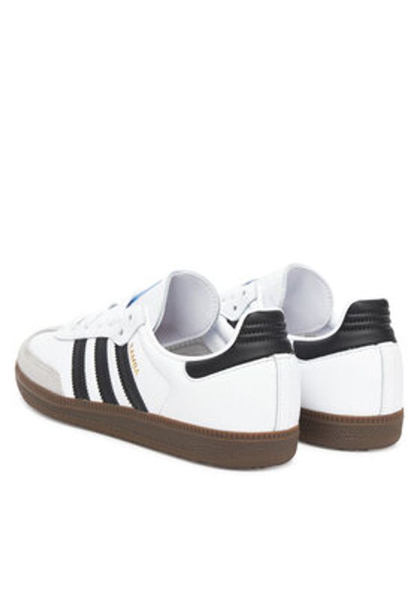 Adidas - adidas Sneakersy Samba Og B75806 Biały. Kolor: biały. Materiał: skóra