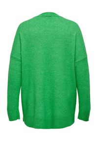 ONLY Carmakoma Sweter 15296177 Zielony Regular Fit. Kolor: zielony. Materiał: syntetyk #3