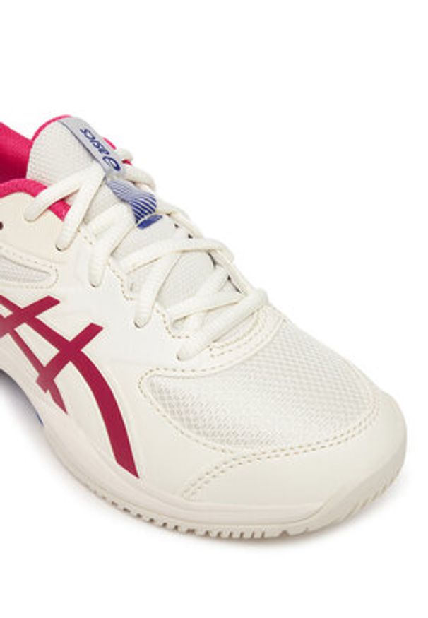 Asics Buty do tenisa Gel-Game Gs 1044A083 Szary. Kolor: szary. Materiał: skóra. Sport: tenis